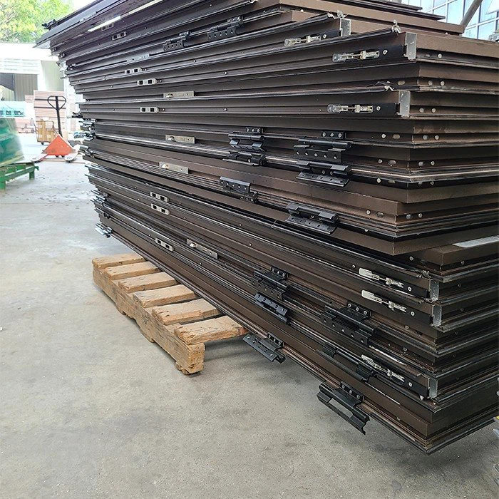 Portes doubles aluminium