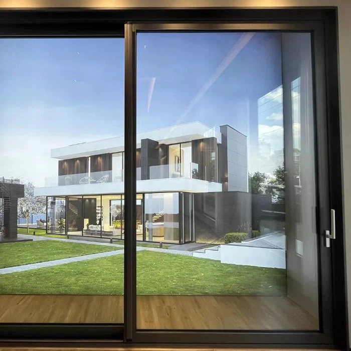 Portes de terrasse aluminium style européen