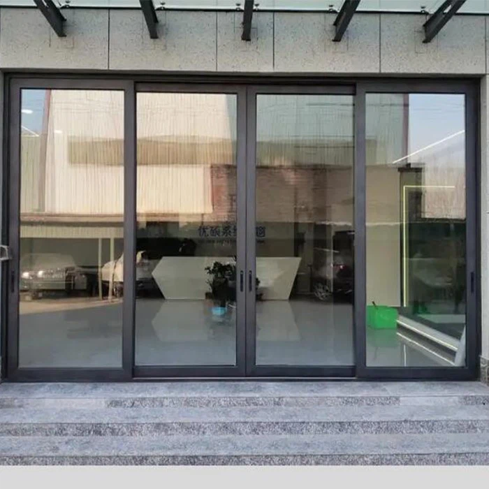 Porte avant aluminium avec vitrage