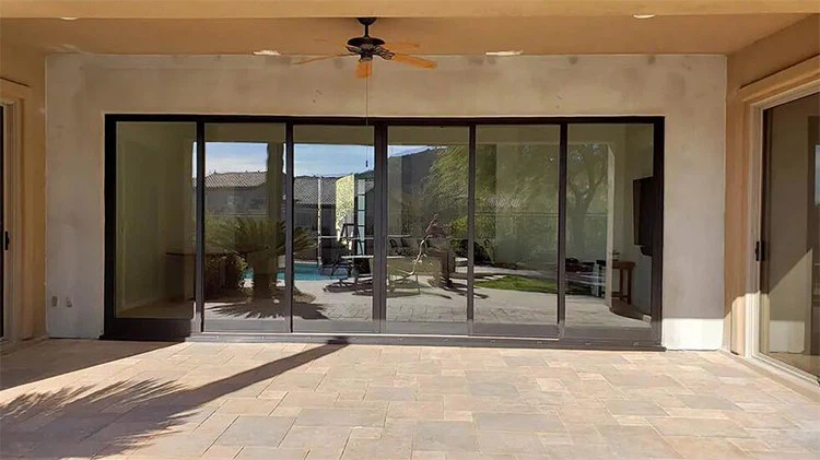 Grandes portes coulissantes aluminium