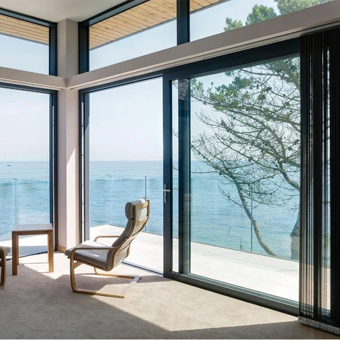 Grandes portes coulissantes aluminium