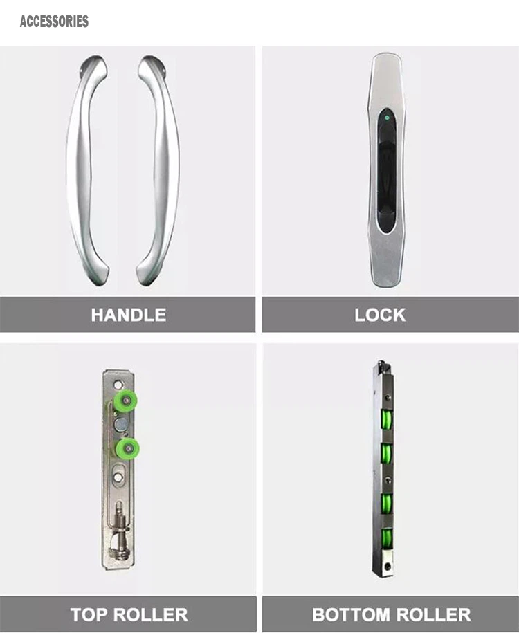 Belles portes coulissantes lourdes luxueuses