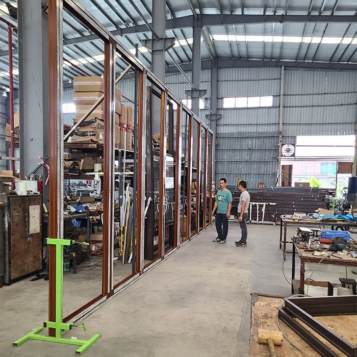 Premium Wood-Finish Aluminium Windows