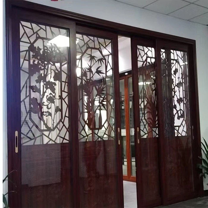 Portes avant coulissantes résidentielles aluminium