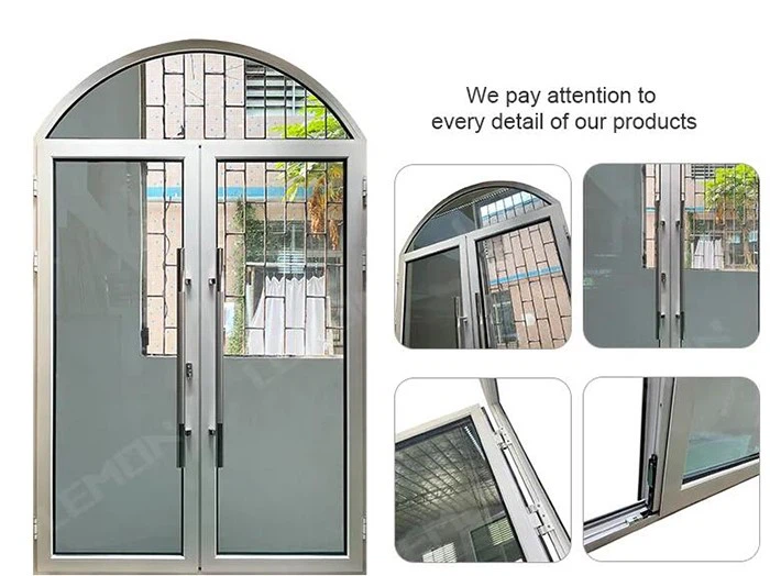 Portes françaises de terrasse aluminium