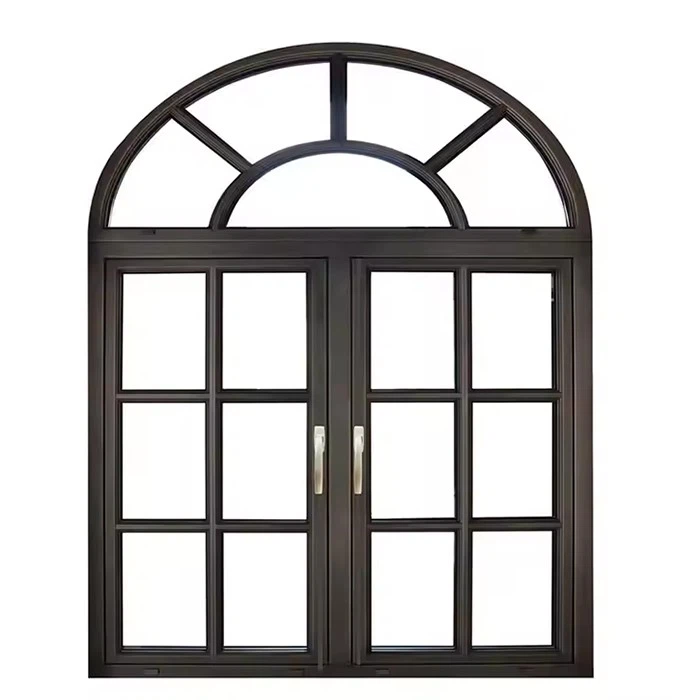 Fenêtres aluminium arquées design